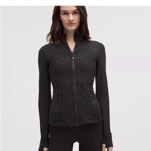 NWTB New Lululemon define jacket nulu flocked size 6 Polka Dot